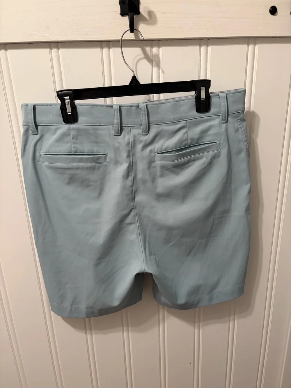 Nike Dri-FIT Repel Men's Golf Shorts Size 34 Light Blue Herringbone